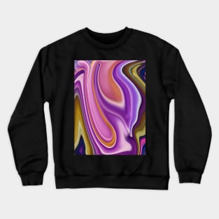 Abstract Liquify Art Pattern Crewneck Sweatshirt